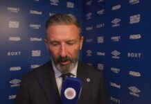 Derek McInnes speaks to Rangers TV following Hibernian defeat at Ibrox.