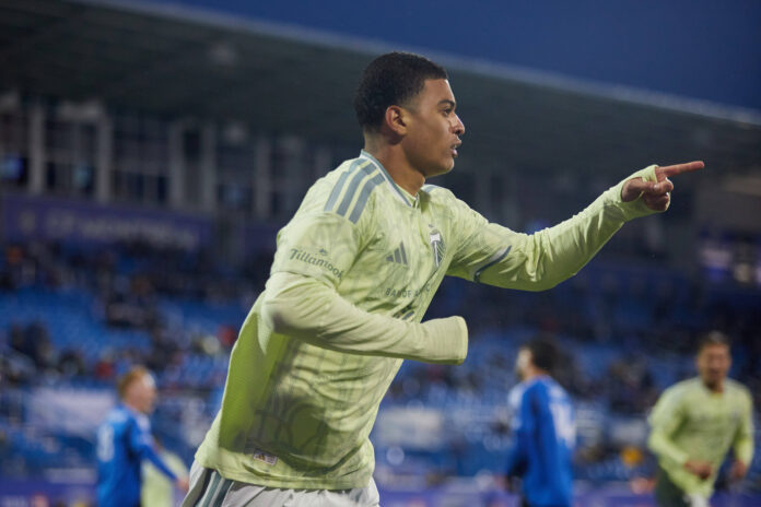 CF Montreal v Portland Timbers Kevin Kelsy 19 of Portland Timbers