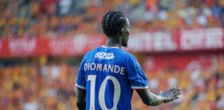 Former Rangers midfielder Mohamed Diomande in Poland.