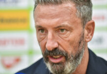 Rangers manager Derek McInnes fields questions as he prepares to face St Mirren