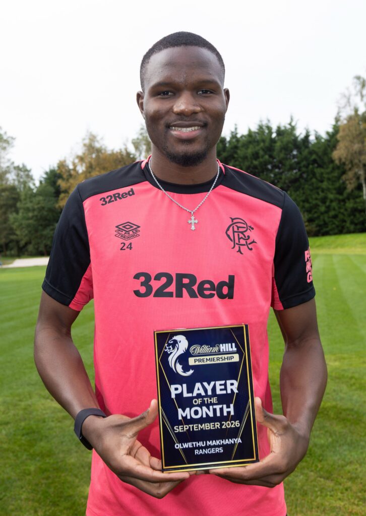 Olwethu Makhanya Player of the Month is only the start for Rangers’ growing superstar
